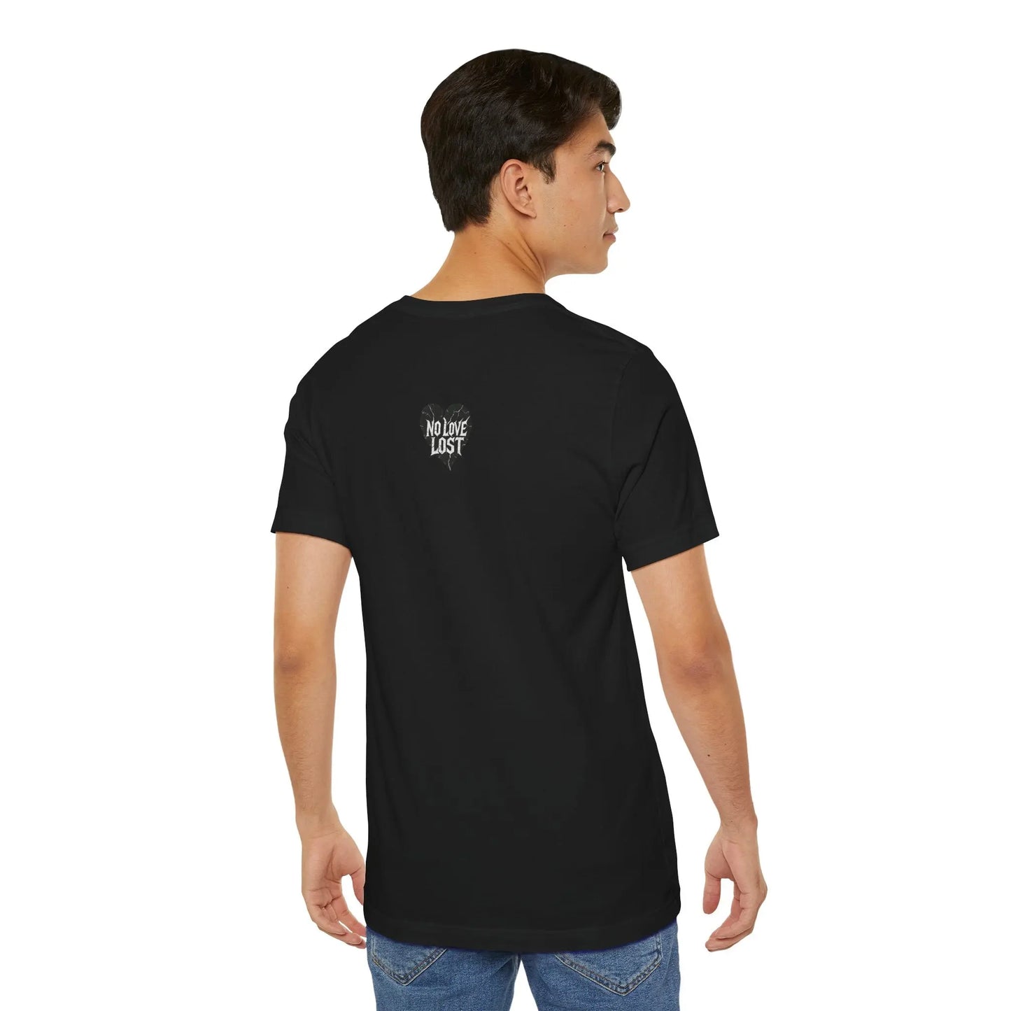 Black Swan & Roses – Gothic Front Print Tee - black swan gothic tee Printify