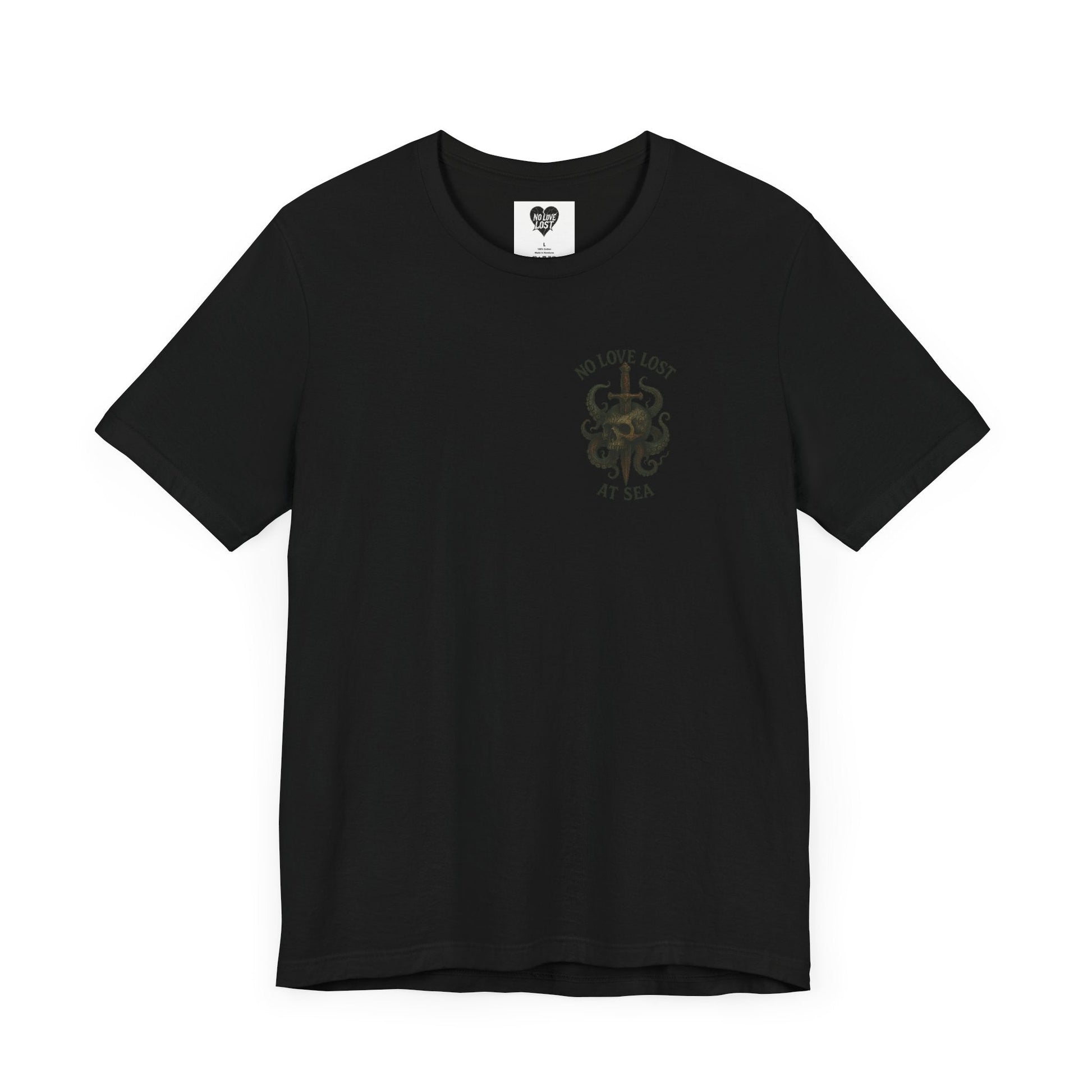 No Love Lost at Sea – Gothic Nautical Tee Printify
