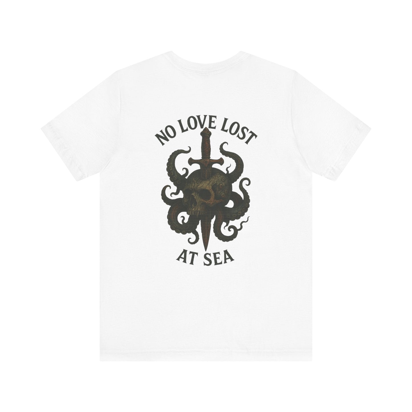 No Love Lost at Sea – Gothic Nautical Tee Printify