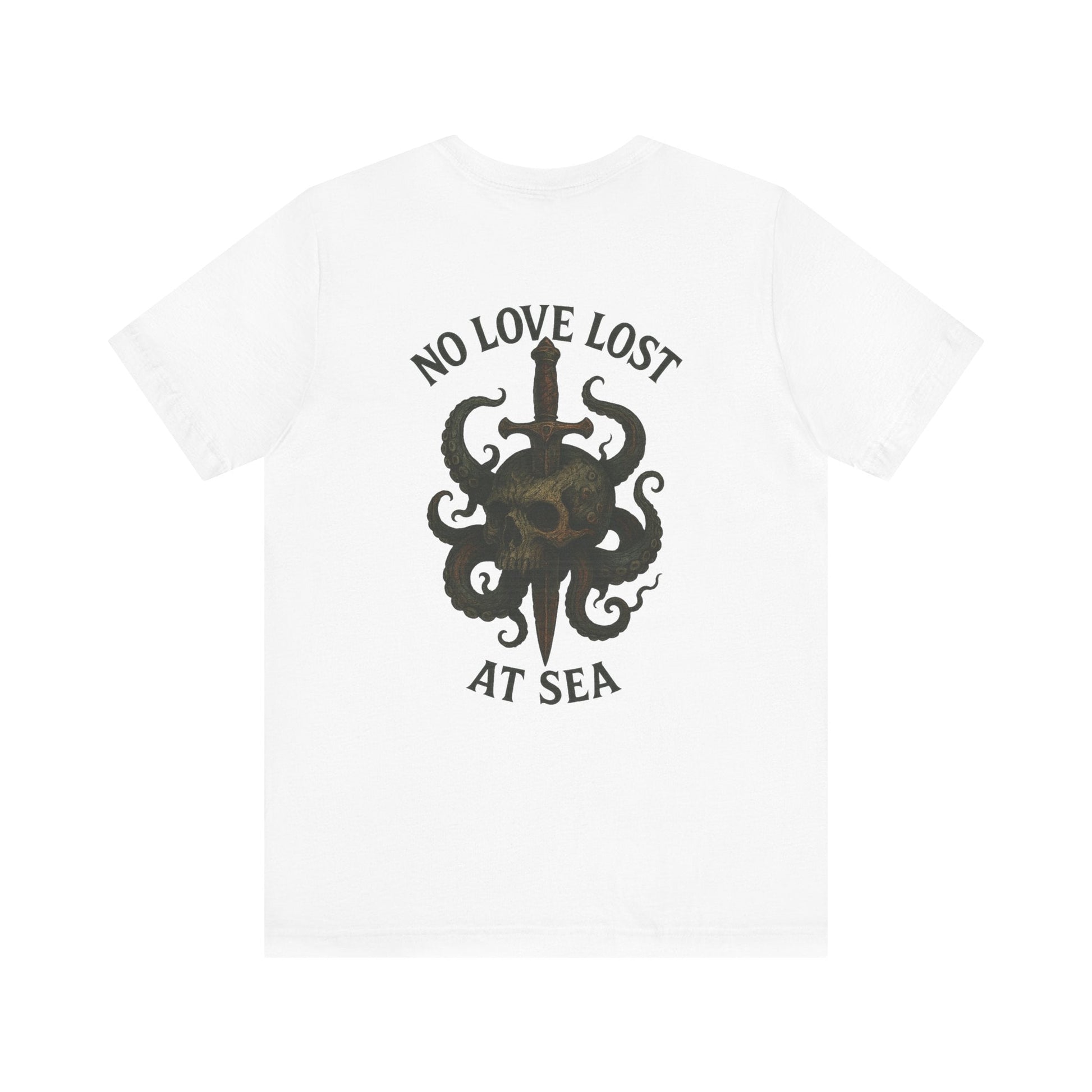 No Love Lost at Sea – Gothic Nautical Tee Printify