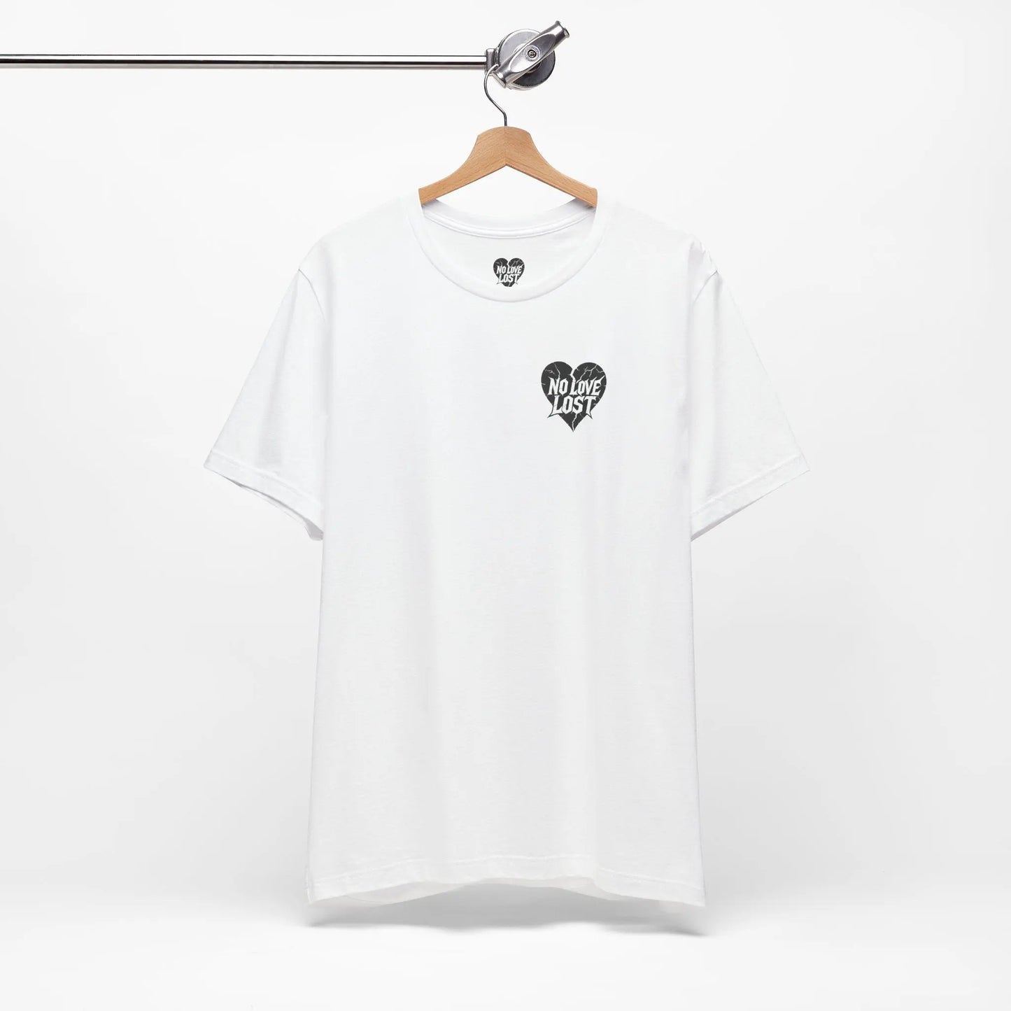 Black Swan & Roses – Gothic Sword Back Print Tee Printify