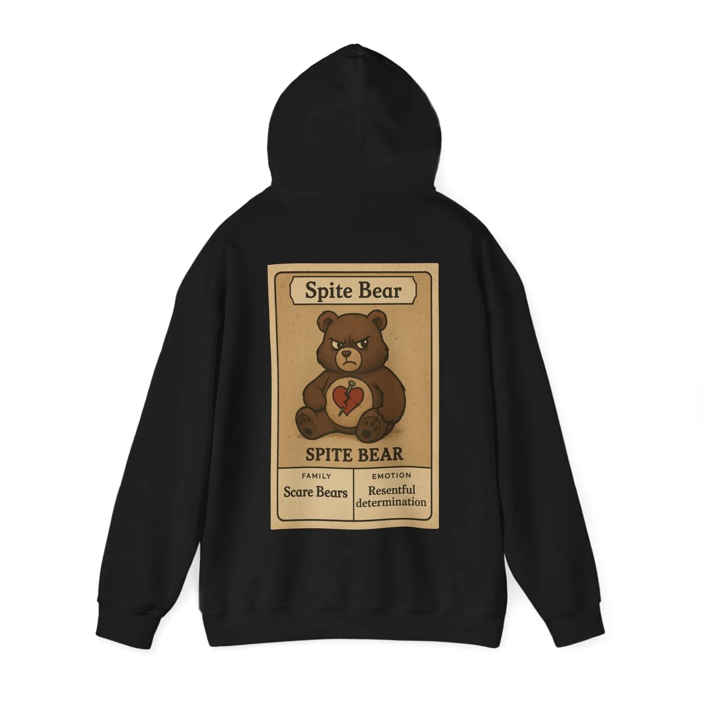 Spite Bear Hoodie – Resentful Determination | No Love Lost Printify