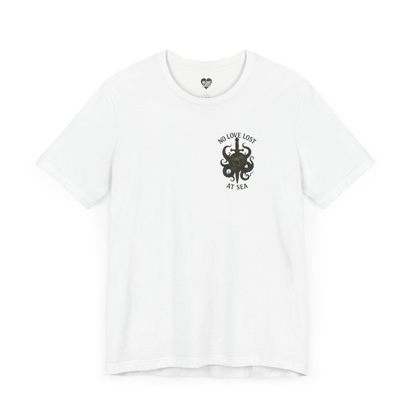 No Love Lost at Sea – Gothic Nautical Tee Printify