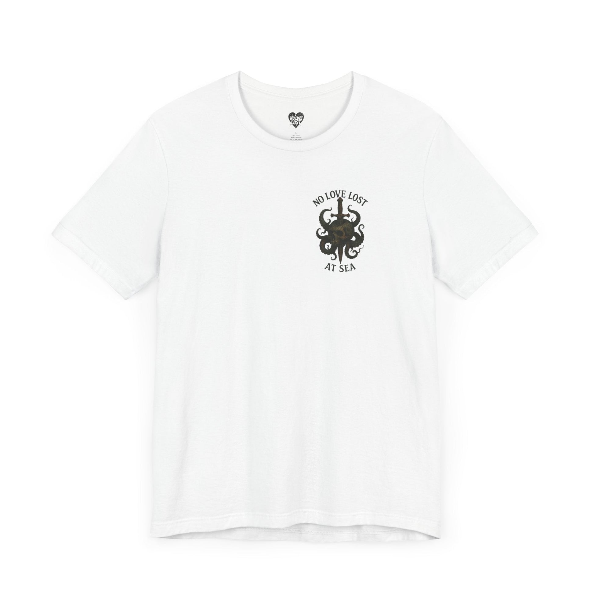 No Love Lost at Sea – Gothic Nautical Tee Printify