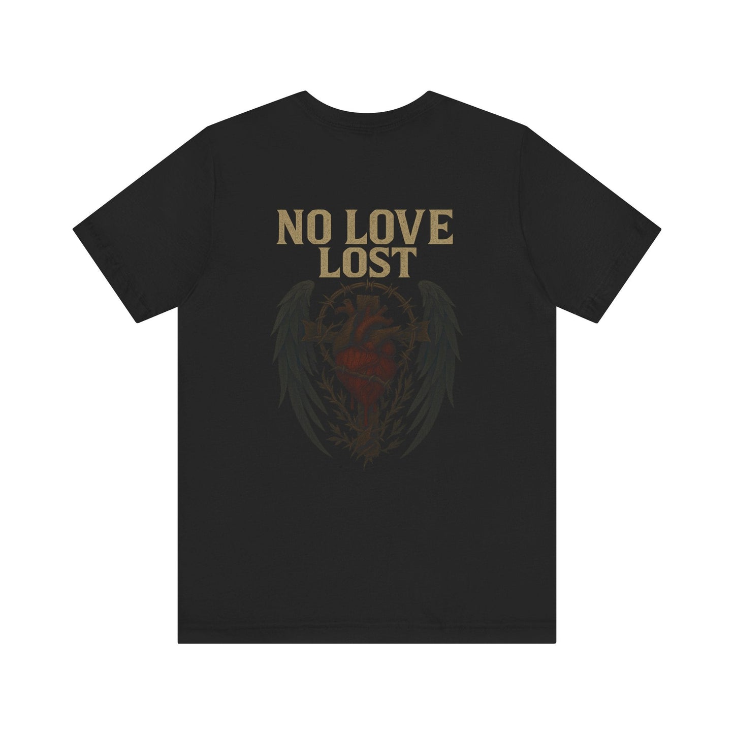 No Love Lost – Barbed Heart Unisex Tee Printify