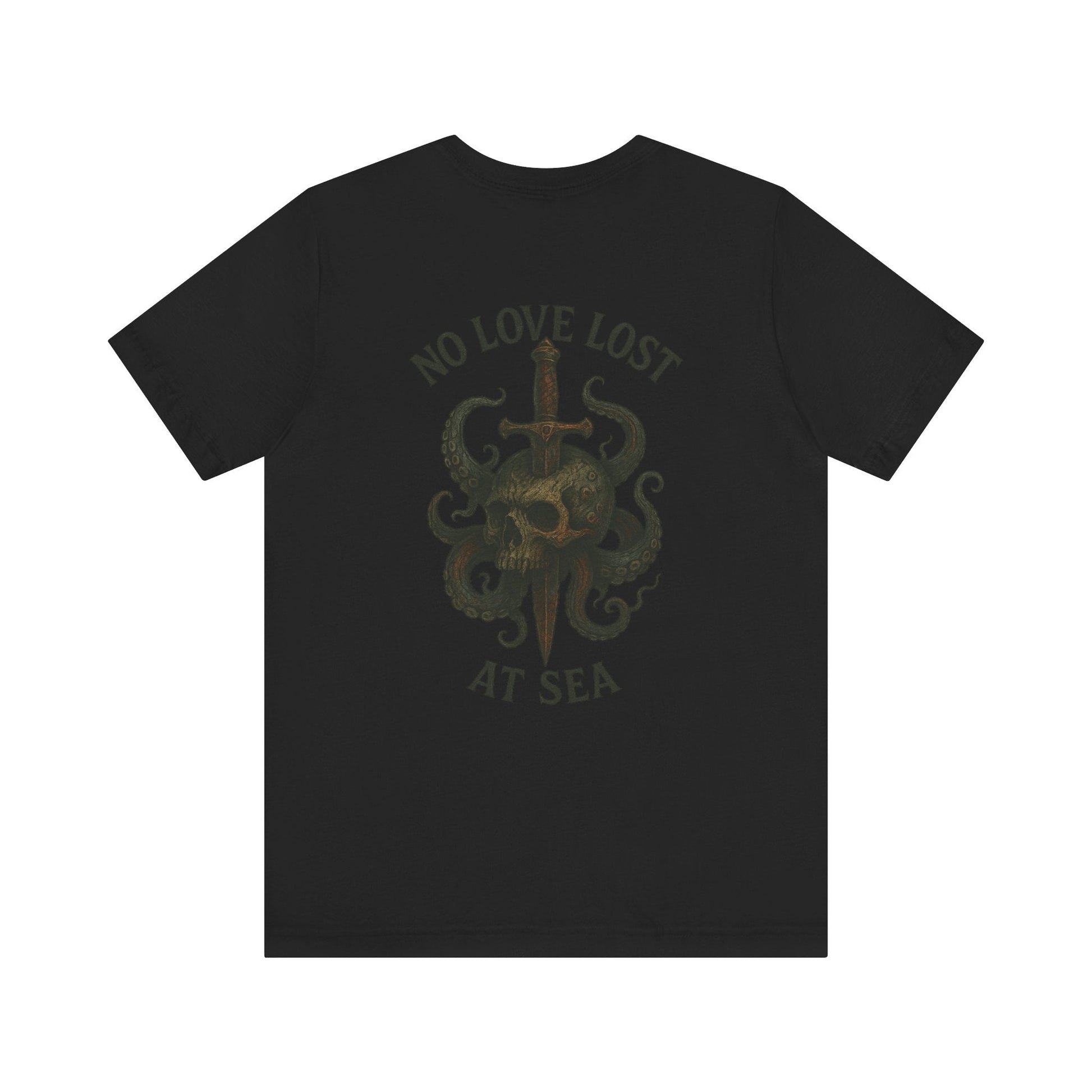 No Love Lost at Sea – Gothic Nautical Tee Printify