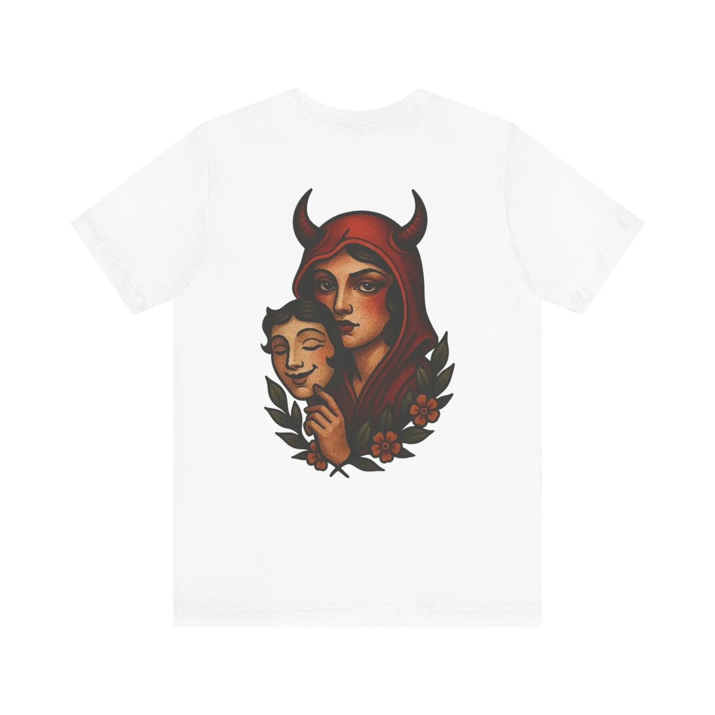 Devil in Disguise T-Shirt – Back Graphic Edition Printify