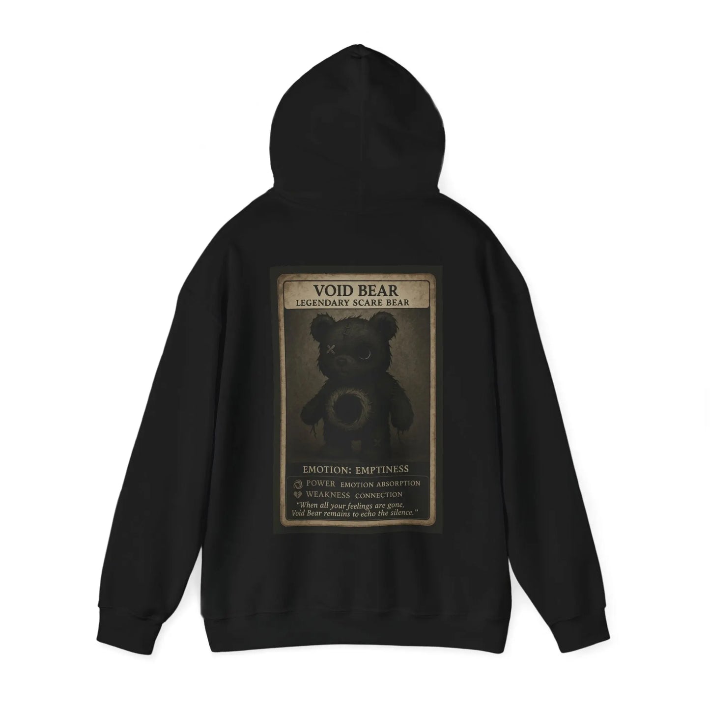 Void Bear Hoodie – Legendary Scare Bear | No Love Lost Printify