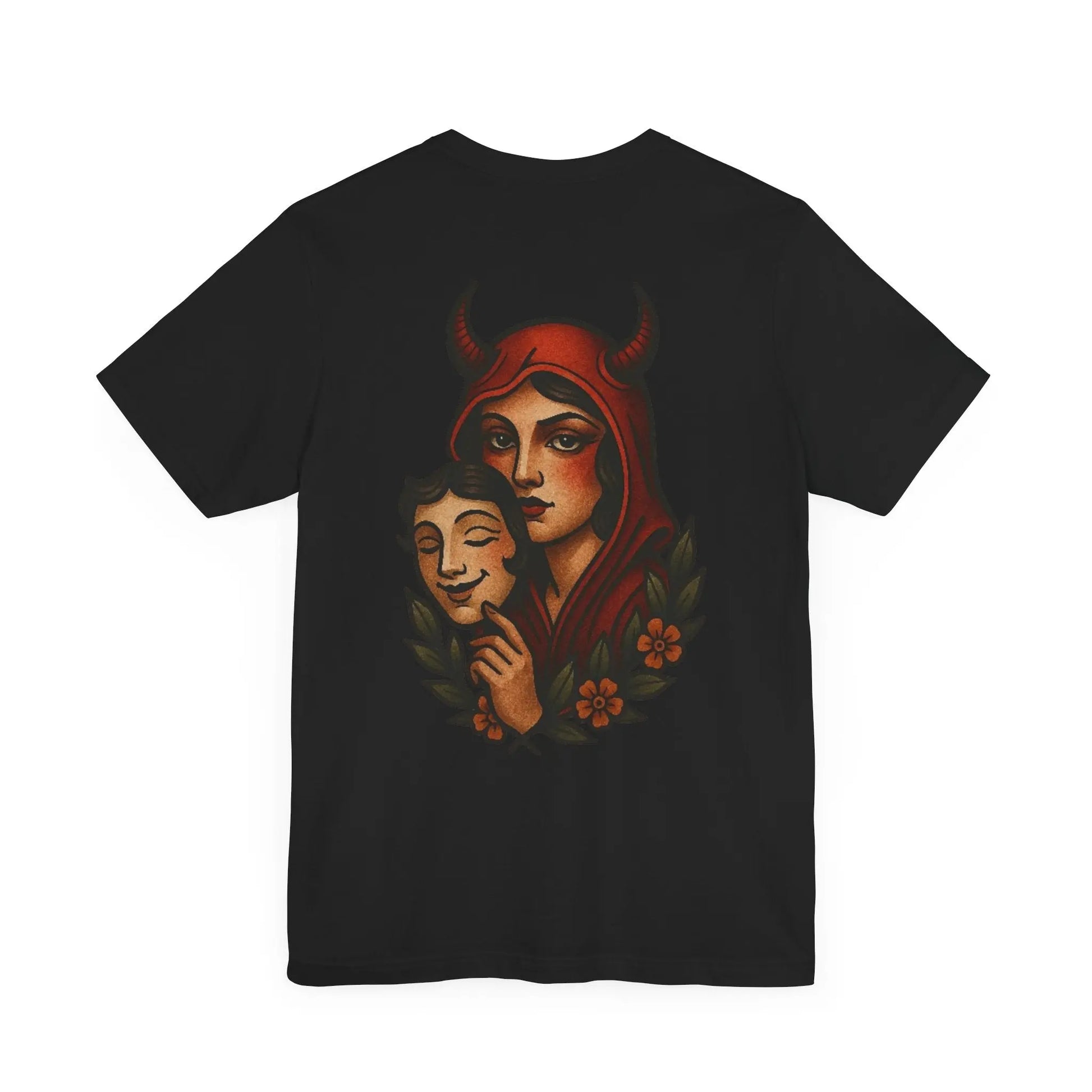 Devil in Disguise T-Shirt – Back Graphic Edition Printify