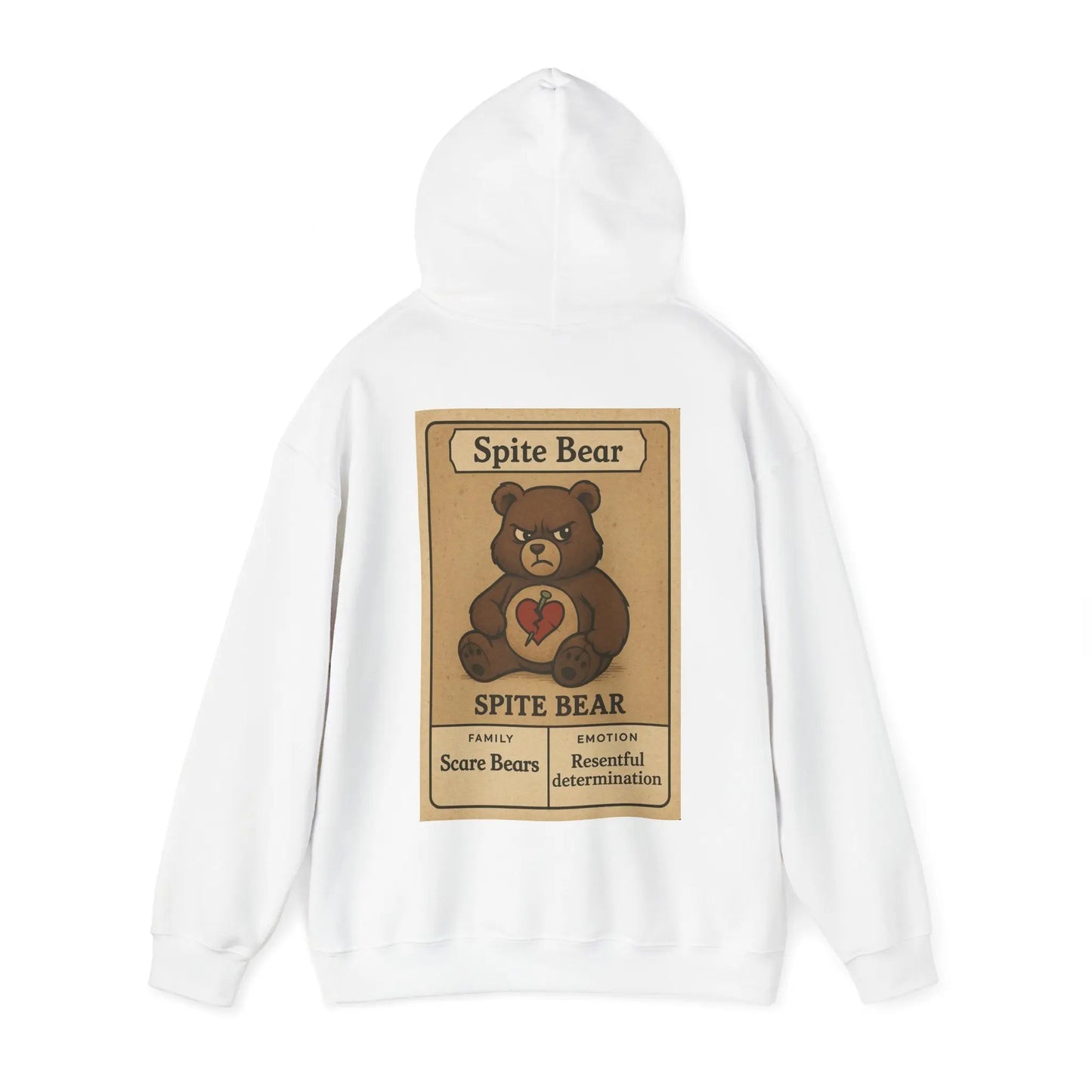 Spite Bear Hoodie – Resentful Determination | No Love Lost Printify