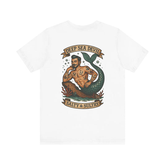 Deep Sea Devil T-Shirt – Neo-Traditional Statement by No Love Lost Printify