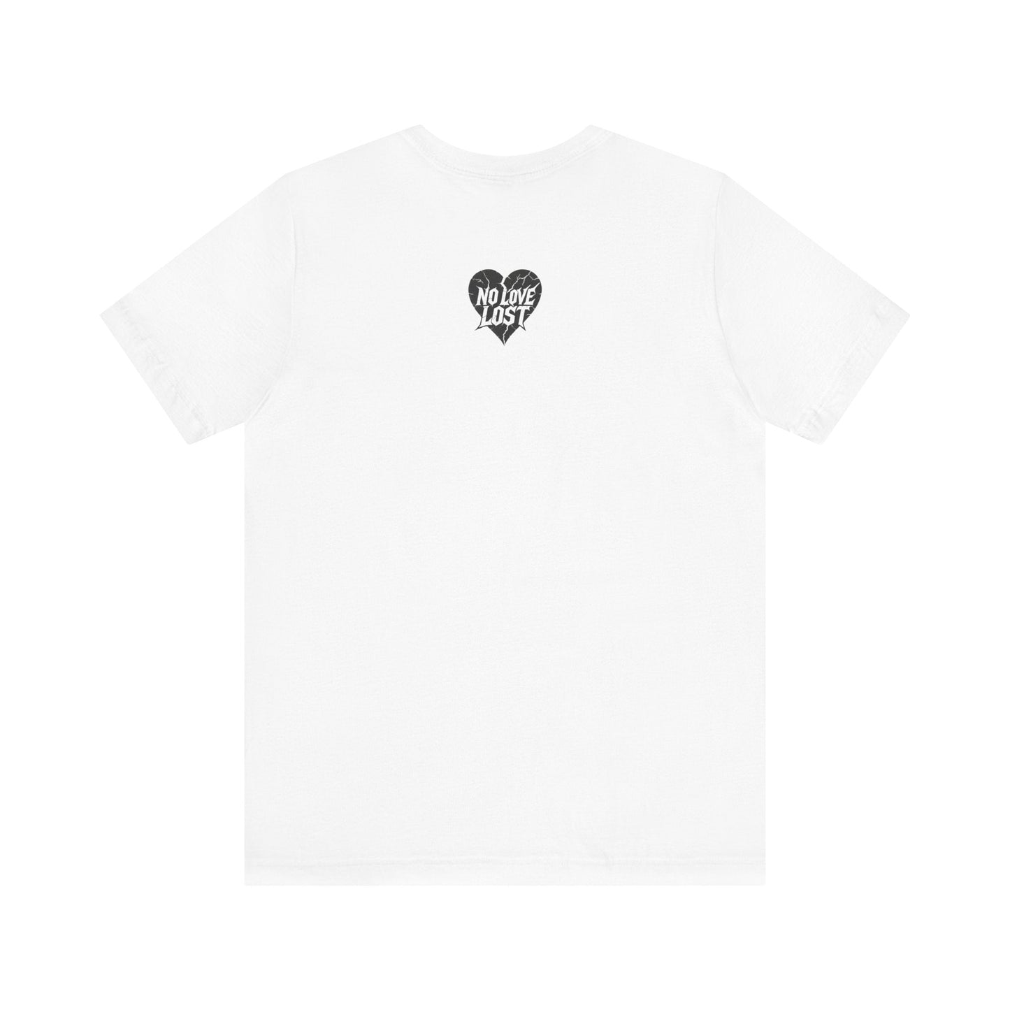 "Devil in disguise" – Neo-Traditional Devil Chest Print T-Shirt Printify