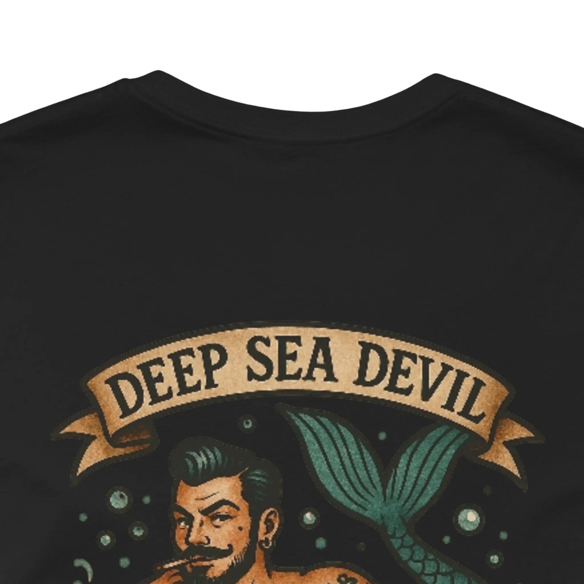 Deep Sea Devil T-Shirt – Neo-Traditional Statement by No Love Lost Printify