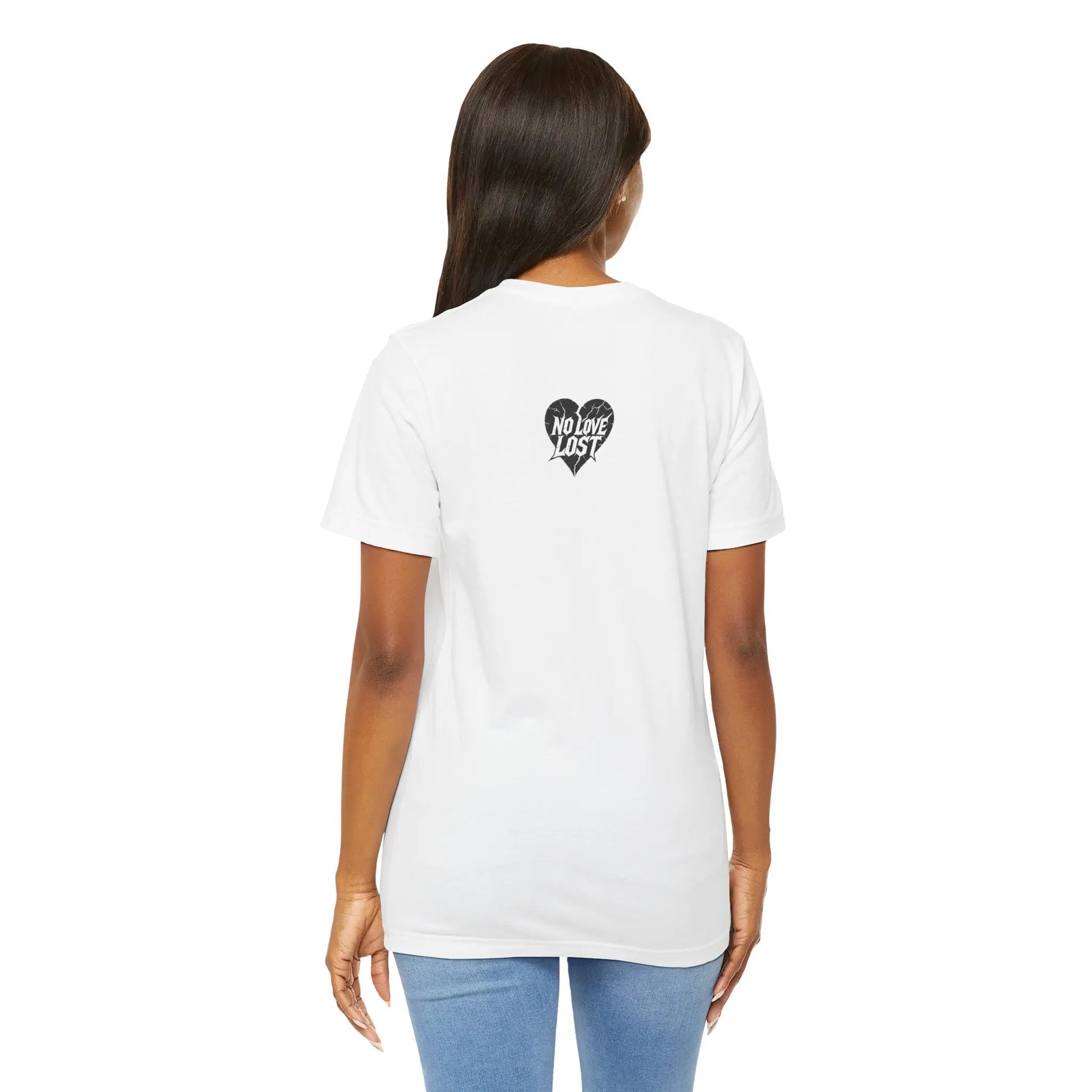 Crying Heart Cartoon Tee – No Love Lost Printify