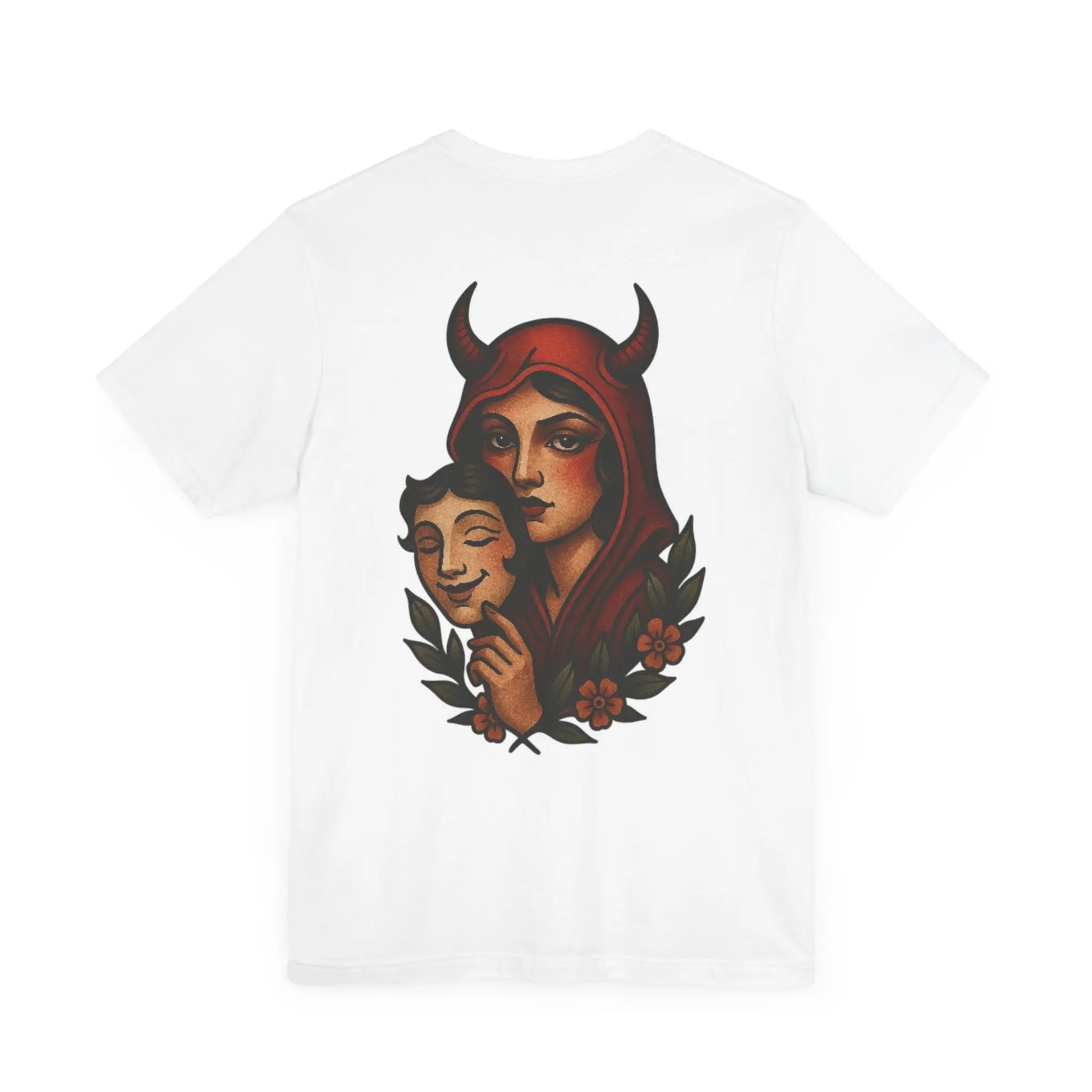 Devil in Disguise T-Shirt – Back Graphic Edition Printify