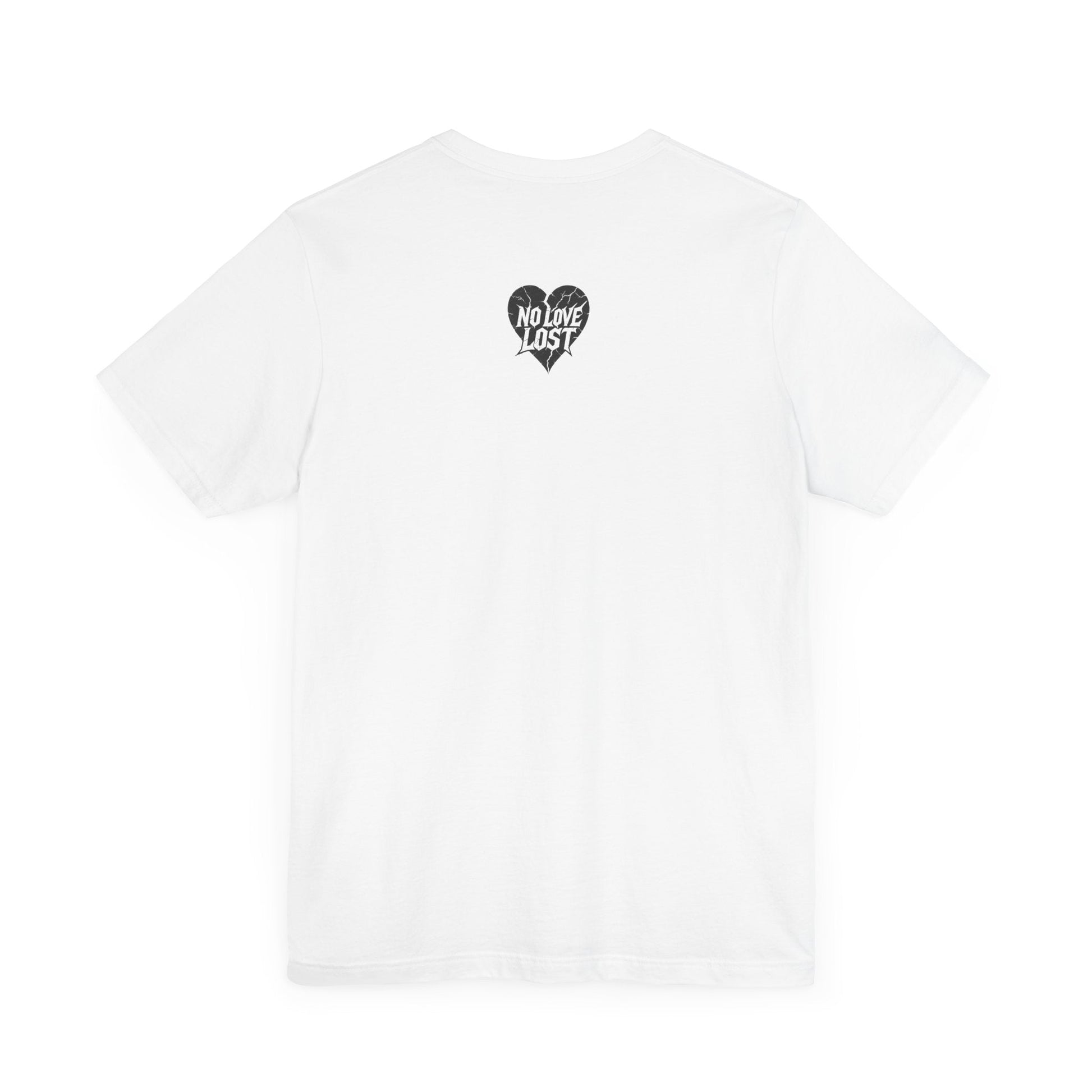 "Devil in disguise" – Neo-Traditional Devil Chest Print T-Shirt Printify