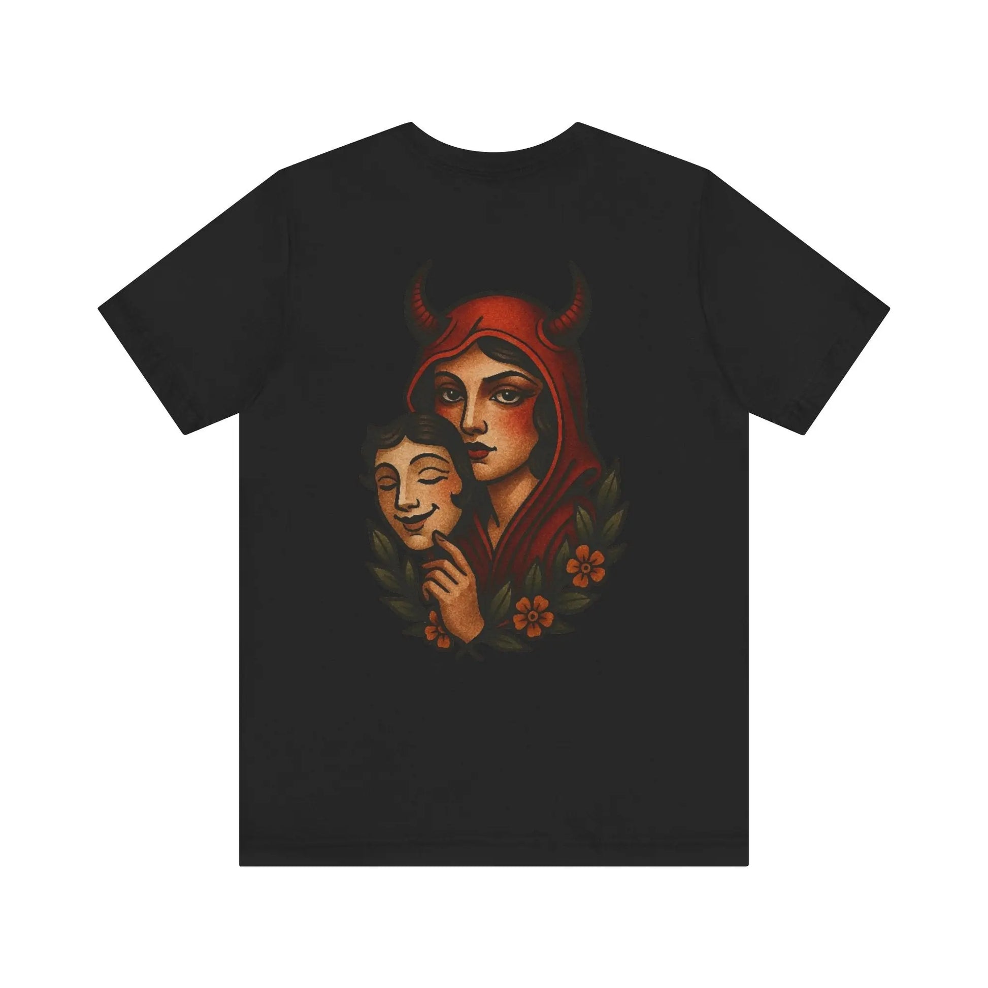 Devil in Disguise T-Shirt – Back Graphic Edition Printify