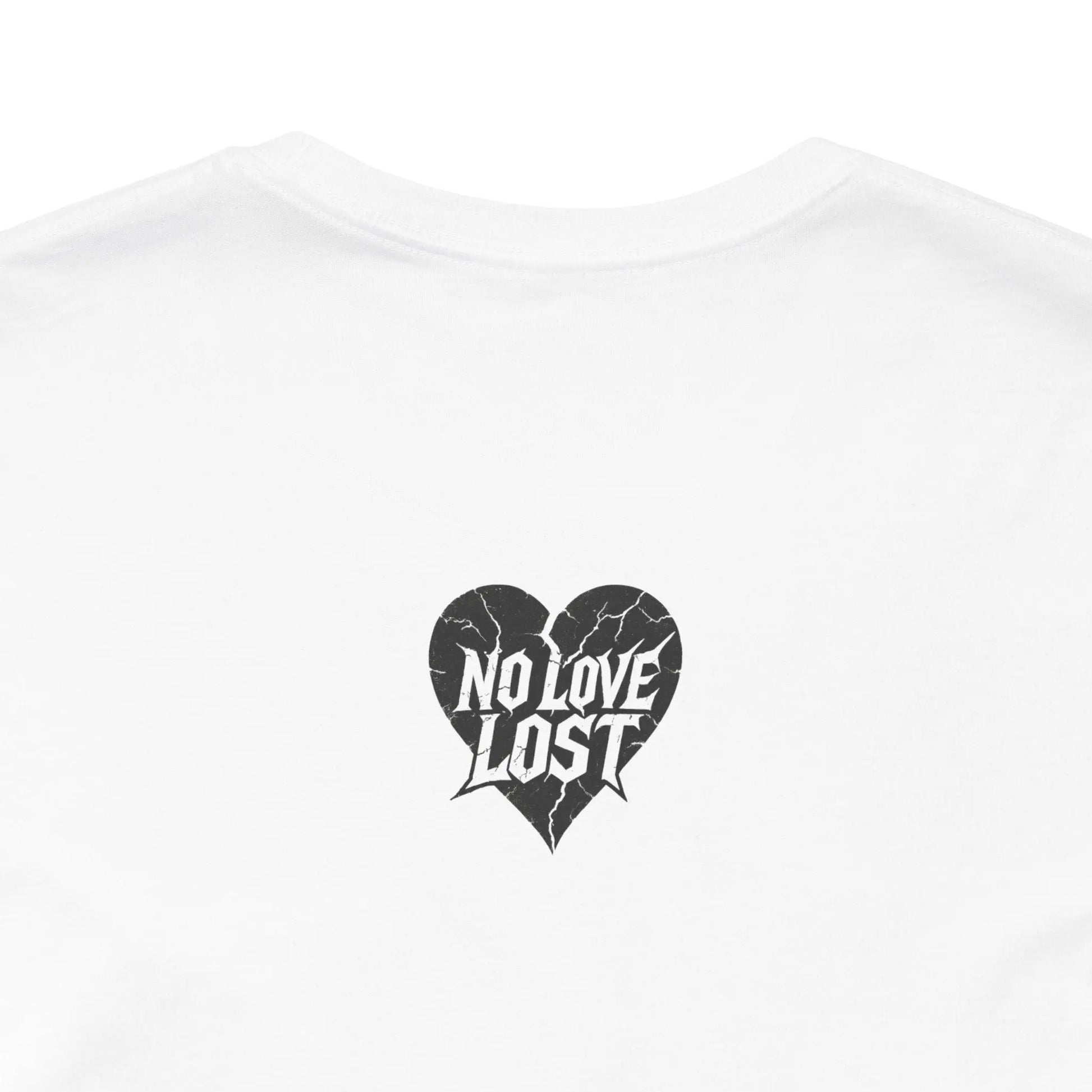 Crying Heart Cartoon Tee – No Love Lost Printify
