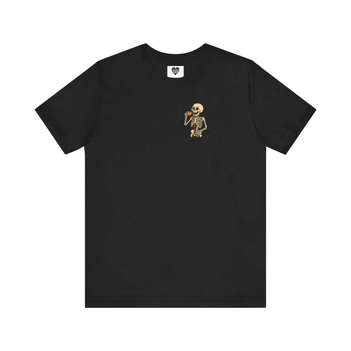 Skeleton Tea unisex tee – Minimal Graphic Tee (Unisex) Printify