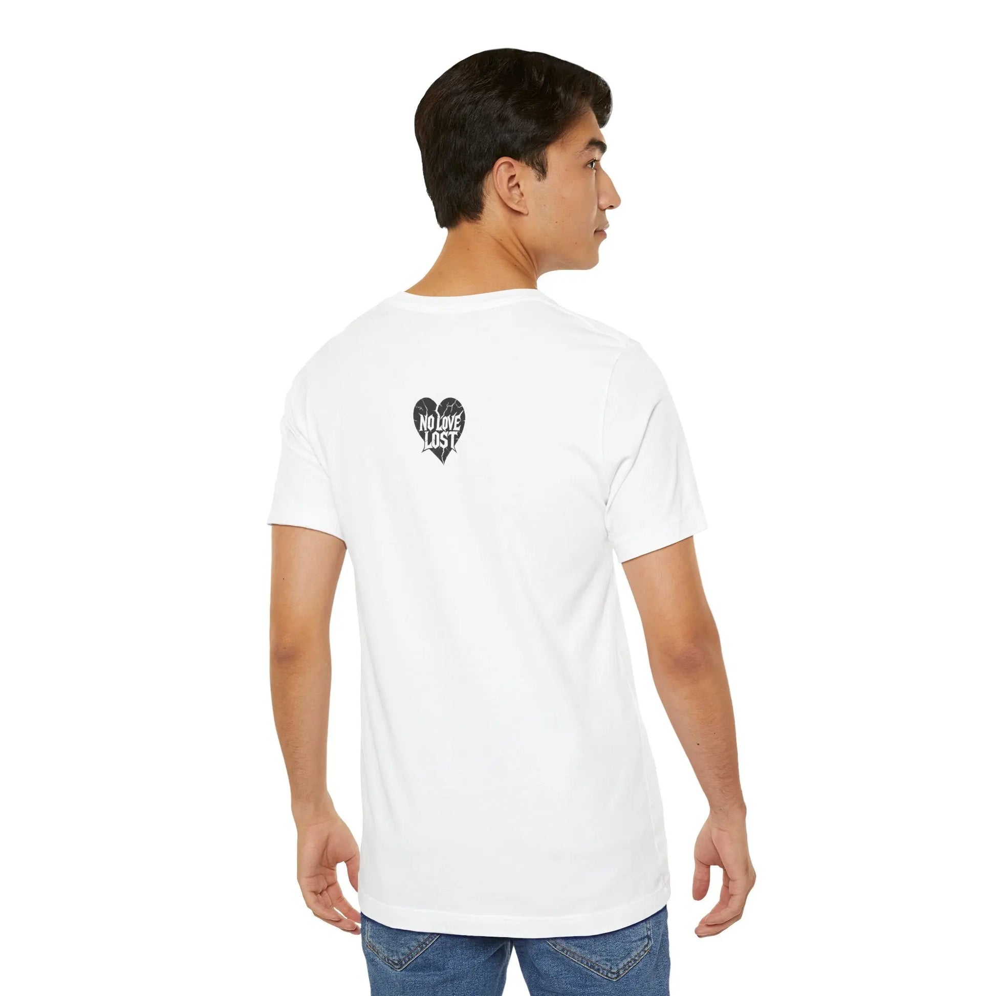 Crying Heart Cartoon Tee – No Love Lost Printify