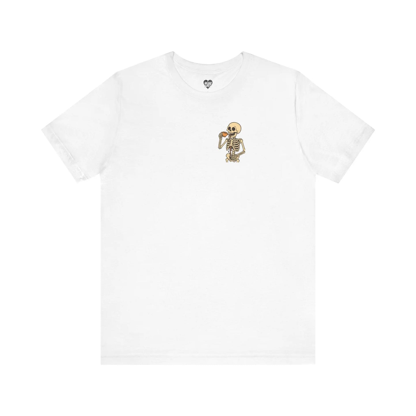 Skeleton Tea unisex tee – Minimal Graphic Tee (Unisex) Printify