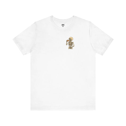 Skeleton Tea unisex tee – Minimal Graphic Tee (Unisex) Printify