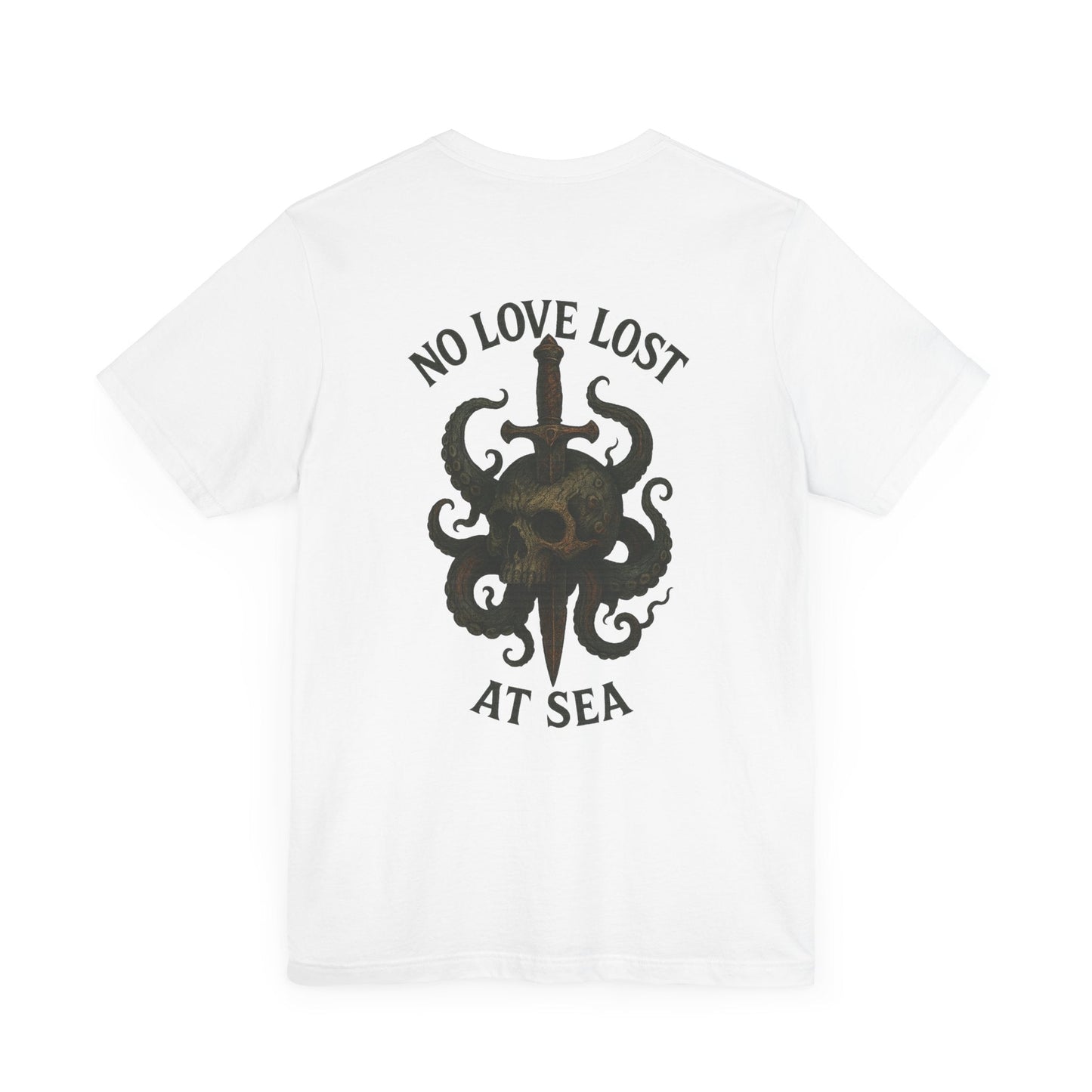 No Love Lost at Sea – Gothic Nautical Tee Printify