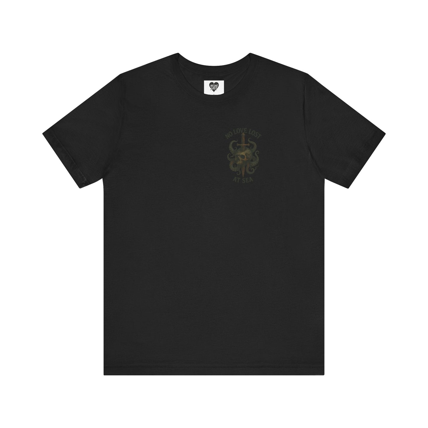 No Love Lost at Sea – Gothic Nautical Tee Printify