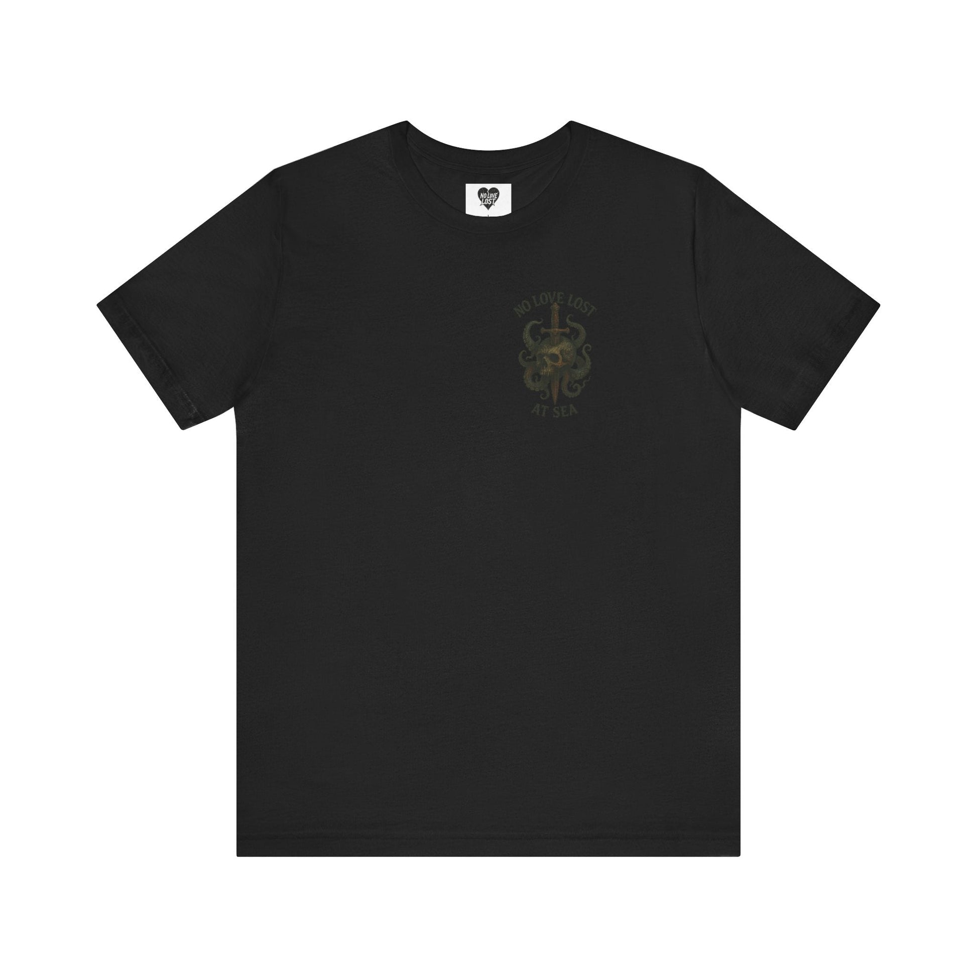 No Love Lost at Sea – Gothic Nautical Tee Printify