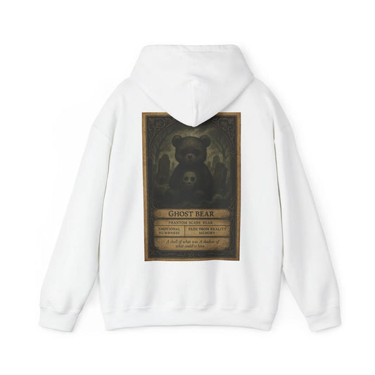 Ghost Bear Hoodie – Phantom Scare Bear | No Love Lost Printify
