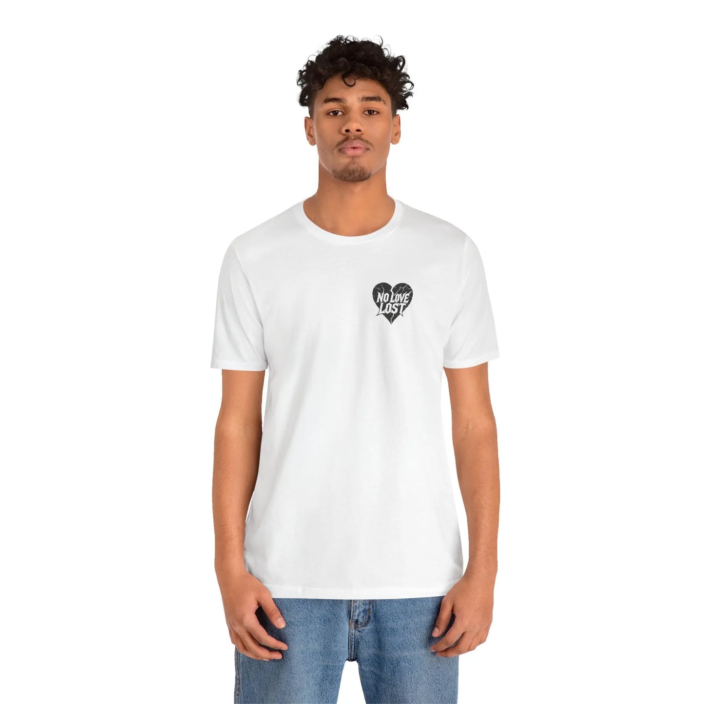 Black Swan & Roses – Gothic Sword Back Print Tee Printify