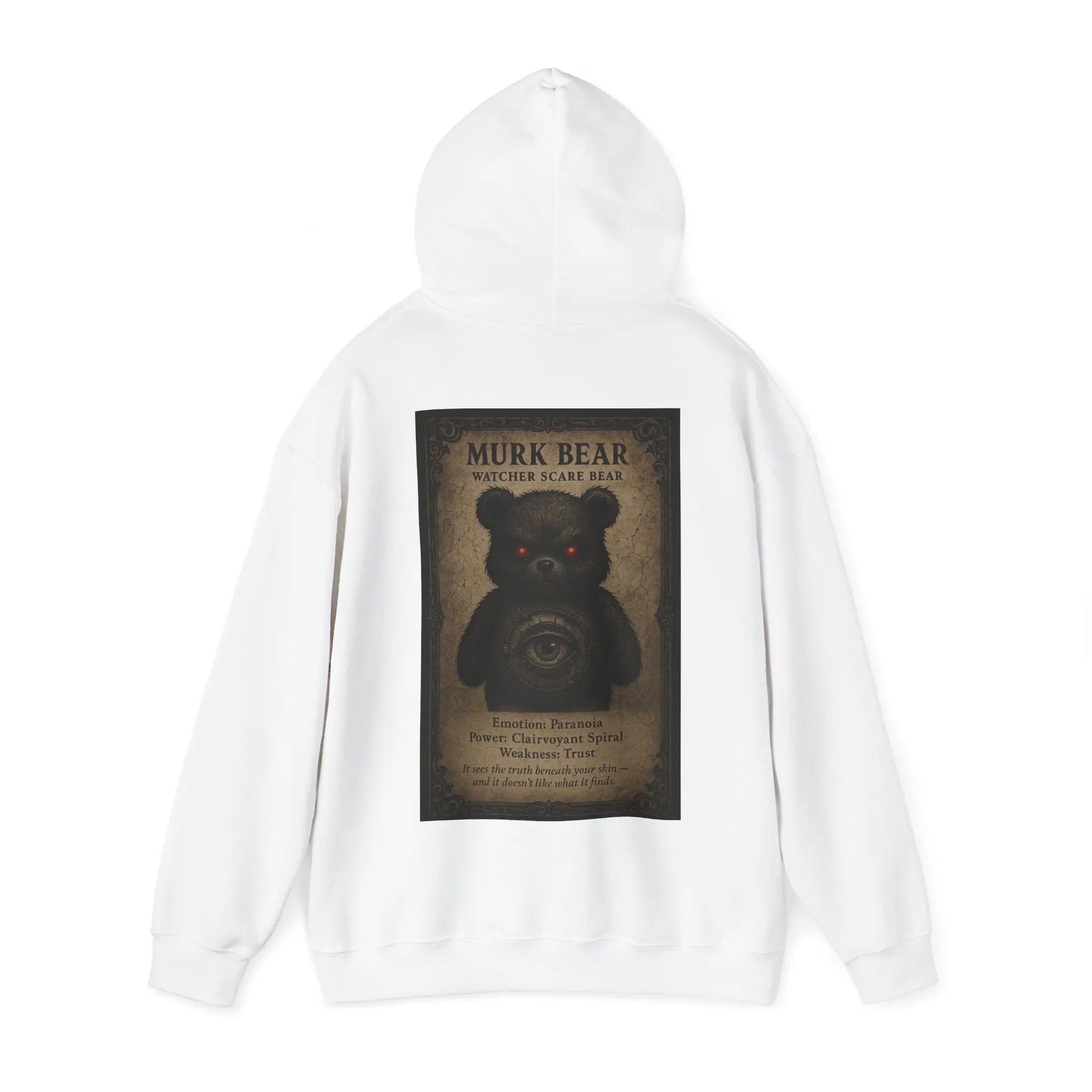 Murk Bear Hoodie – Watcher Scare Bear | No Love Lost Printify
