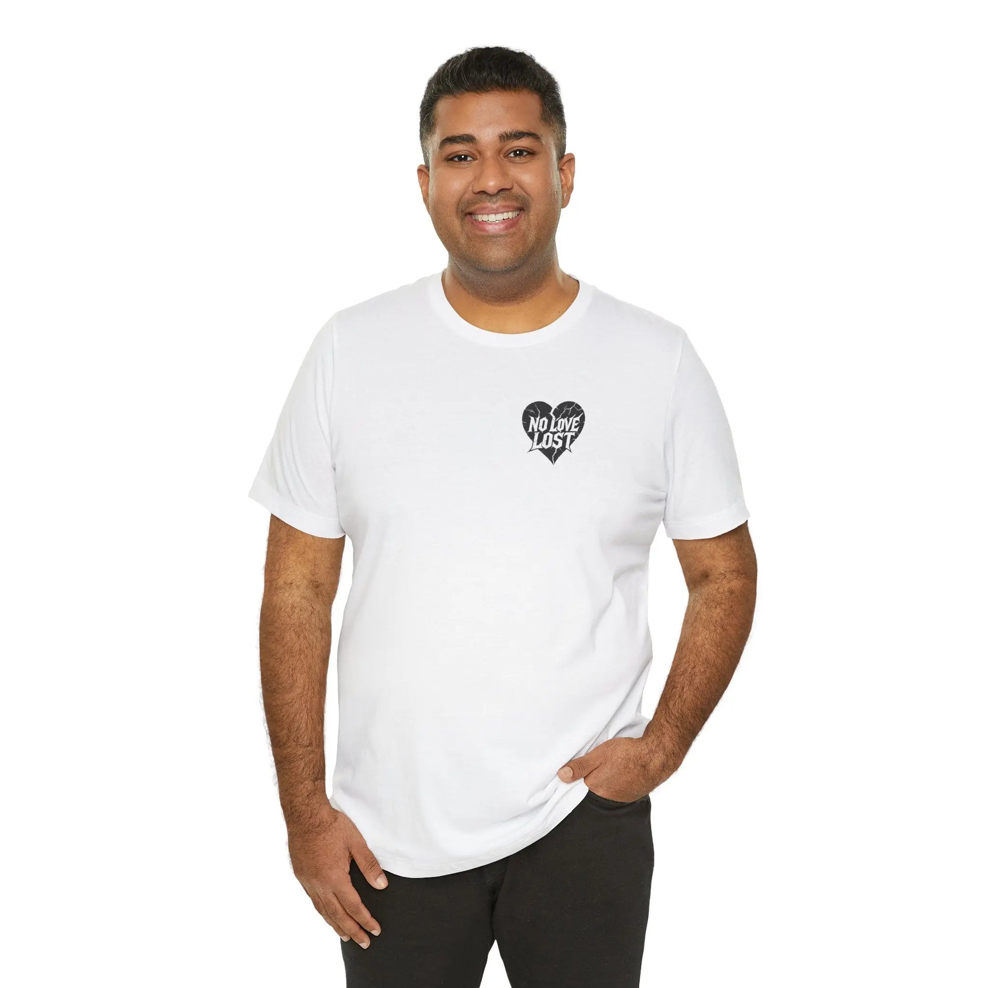 Black Swan & Roses – Gothic Sword Back Print Tee Printify