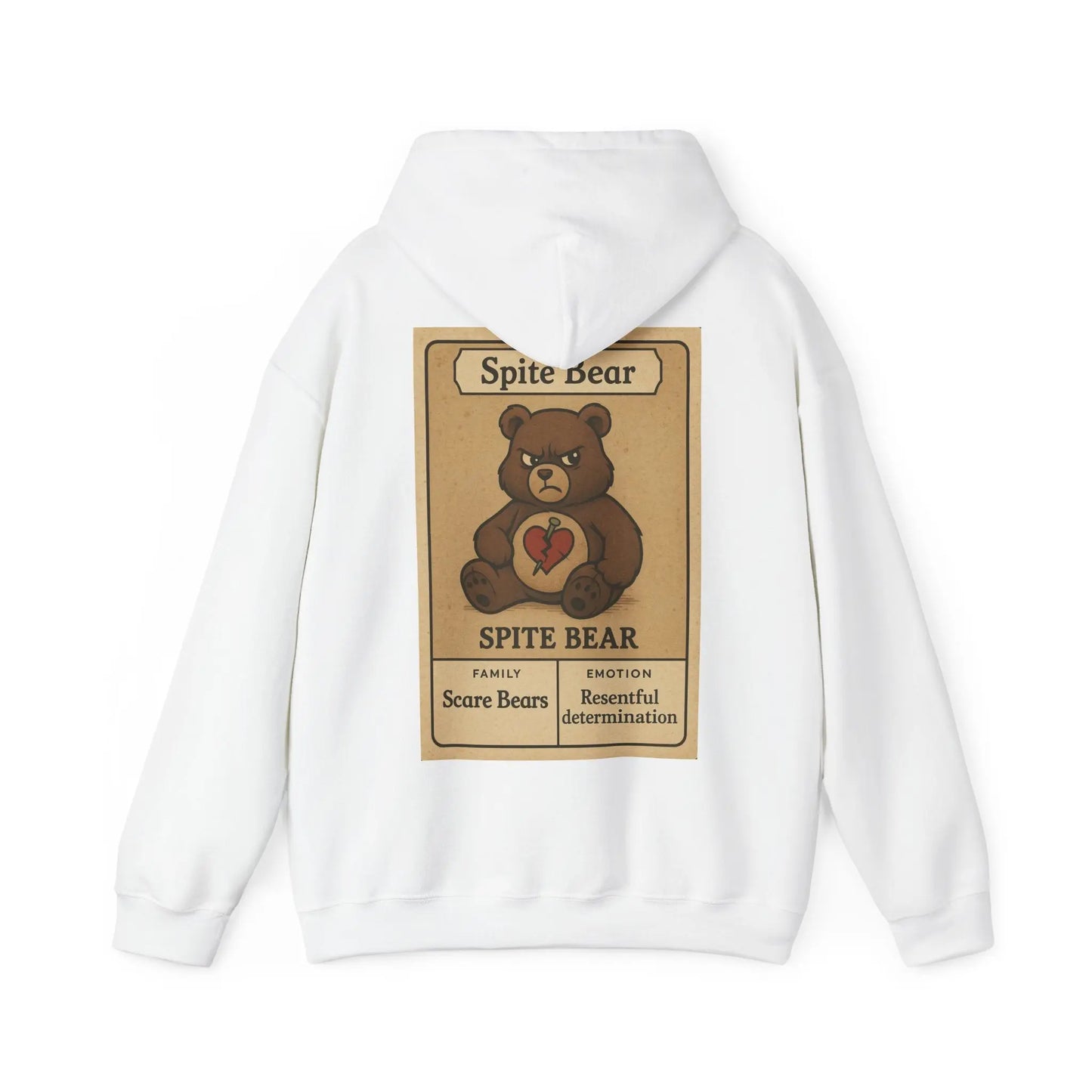 Spite Bear Hoodie – Resentful Determination | No Love Lost Printify
