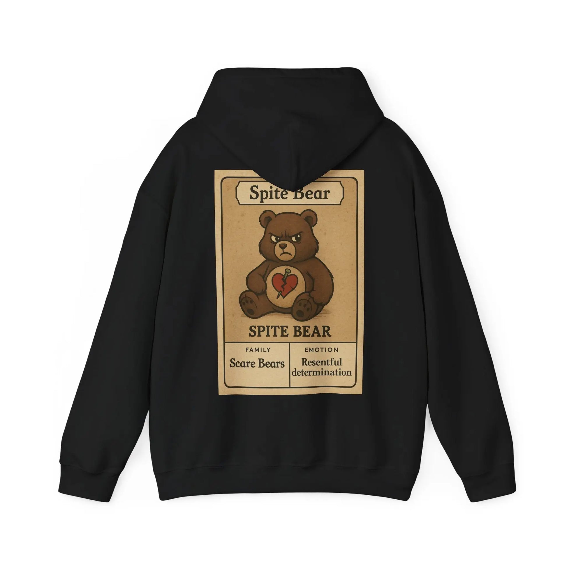 Spite Bear Hoodie – Resentful Determination | No Love Lost Printify