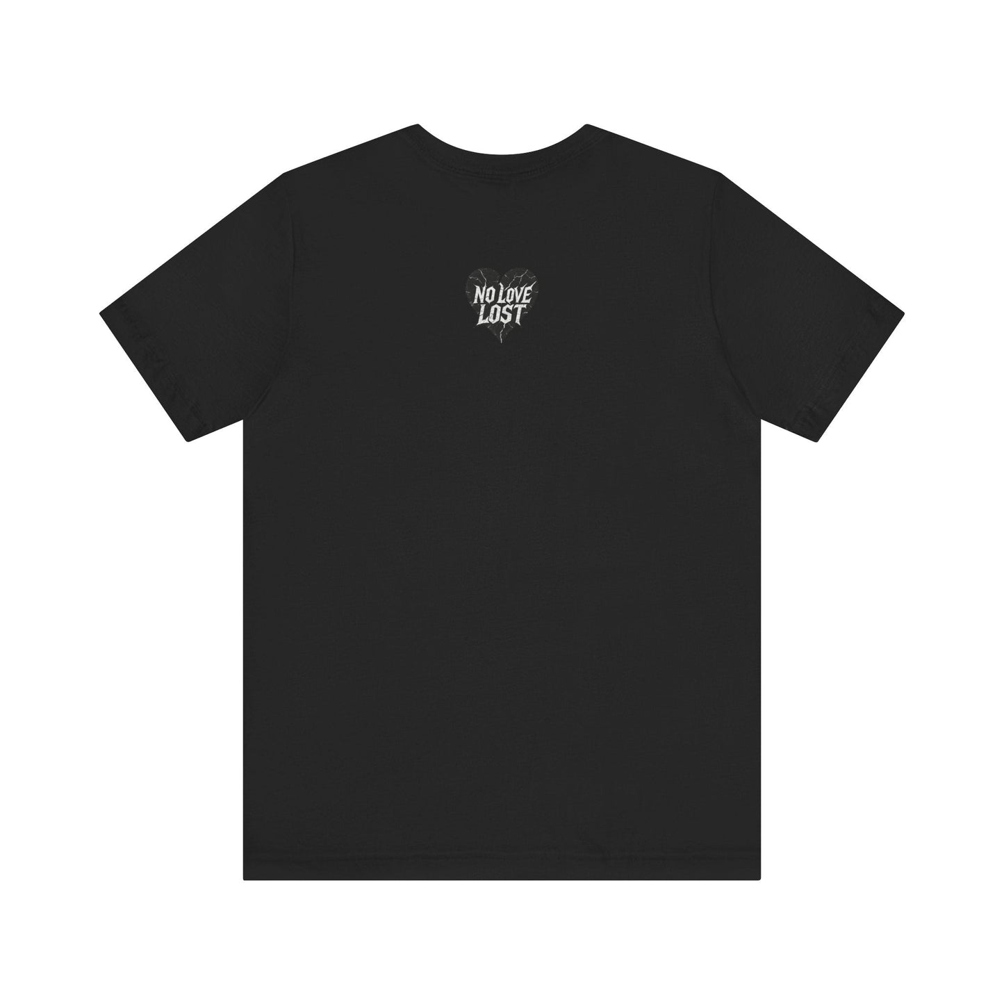 "Devil in disguise" – Neo-Traditional Devil Chest Print T-Shirt Printify