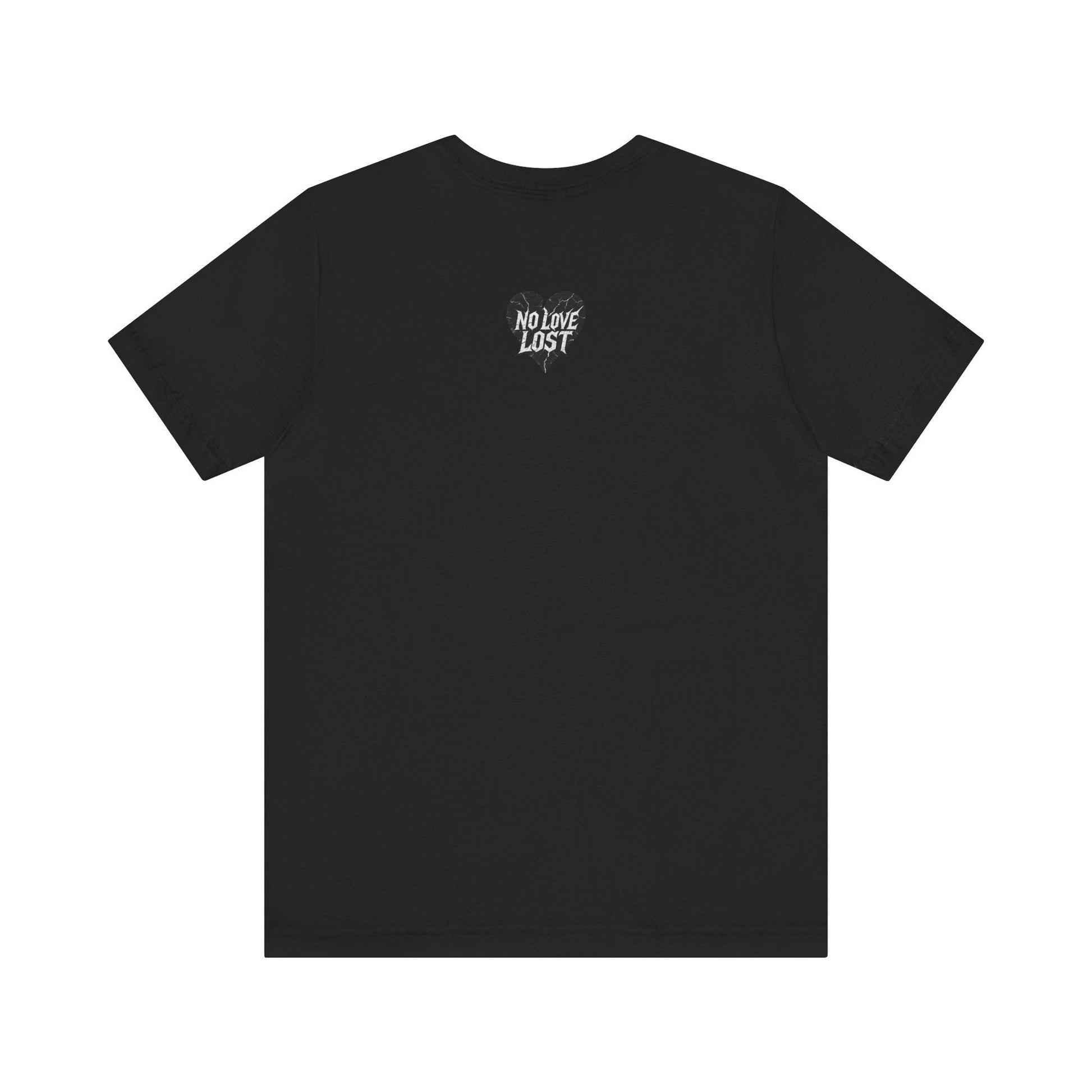 "Devil in disguise" – Neo-Traditional Devil Chest Print T-Shirt Printify